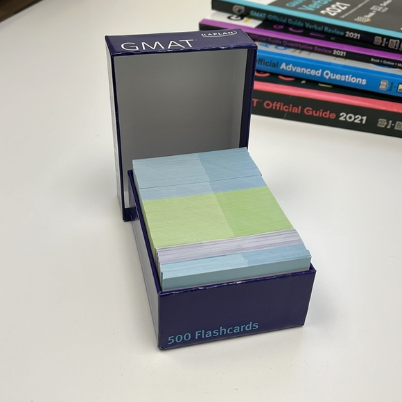 GMAT 2021 Official Guide Books Set Quantitative Verbal Advanced Flashcards - Picture 3 of 14